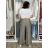 Kalhoty letní s páskem dámské TERNA  (S/M/L ONE SIZE) ITALSKÁ MÓDA IM426001356