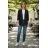 Sako elegantní 3/4 dlouhý rukáv dámské (S/M/L ONE SIZE) ITALSKÁ MÓDA IMD26074