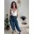 Kalhoty viskoza letní aladinky dámské (S/M/L ONE SIZE) ITALSKÁ MÓDA IM4260055