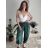 Kalhoty viskoza letní aladinky dámské (S/M/L ONE SIZE) ITALSKÁ MÓDA IM4260055