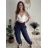 Kalhoty viskoza letní aladinky dámské (S/M/L ONE SIZE) ITALSKÁ MÓDA IM4260055