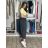Nohavice háremky aladinky dlhé dámske (S/M/L ONE SIZE) TALIANSKA MÓDA IMBM260001/DUR S/M/L šedá