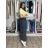 Nohavice háremky aladinky dlhé dámske (S/M/L ONE SIZE) TALIANSKA MÓDA IMBM260001/DUR S/M/L šedá