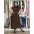 Šaty dlouhé letní s páskem krátký rukáv dámské KARLA (S/M/L ONE SIZE) ITALSKÁ MÓDA IM426000326