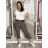 Kalhoty volnočasové s páskem dámské MIRKA (S/M/L ONE SIZE) ITALSKÁ MÓDA IM425553