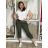 Kalhoty volnočasové s páskem dámské MIRKA (S/M/L ONE SIZE) ITALSKÁ MÓDA IM425553
