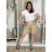 Kraťasy lněné dámské JINDRA (S/M/L ONE SIZE) ITALSKÁ MÓDA IMWEC260066/DUR S/M/L tmavě modrá