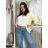 Sako elegantné 3/4 dlhý rukáv dámske SIMONA (S/M/L ONE SIZE) TALIANSKA MÓDA IMD26010
