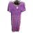 Šaty dlouhé letní krátký rukáv dámské DEISA (S/M/L ONE SIZE) ITALSKÁ MÓDA IMSM26000325