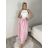 Sukně dlouhá s páskem  dámská MONA (S/M/L ONE SIZE) ITALSKÁ MÓDA IMM25M12361/DUR S/M/L Černá