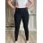 Legíny džegíny dlhé dámske (S/M-XL/2XL) TURECKÁ MÓDA TMWL233308619/DUR M / L tmavo modrá