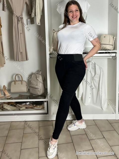 Legíny džegíny dlouhé dámské (S/M-XL/2XL) TURECKÁ MÓDA TMWL233308619/DUR L/XL Černá