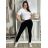 Legíny džegíny dlouhé dámské (S/M-XL/2XL) TURECKÁ MÓDA TMWL233308619/DUR S/M Černá