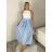Sukňa dlhá s páskem  dámska ROMANA (S/M/L ONE SIZE) TALIANSKA MÓDA IMPDY2623403/DUR S/M/L žlutá