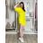 Šaty košilové letní puntíkaté 3/4 rukáv dámské (S/M/L/XL ONE SIZE) ITALSKÁ MÓDA IMM26M24081/DUR S/M/L béžová