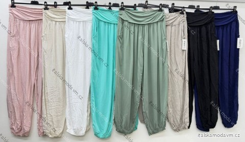 Kalhoty aladinky letní dámské (S/M/L ONE SIZE) ITALSKÁ MÓDA IM426181