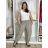 Kalhoty aladinky letní dámské (S/M/L ONE SIZE) ITALSKÁ MÓDA IM426181/DUR S/M/L tmavě béžová