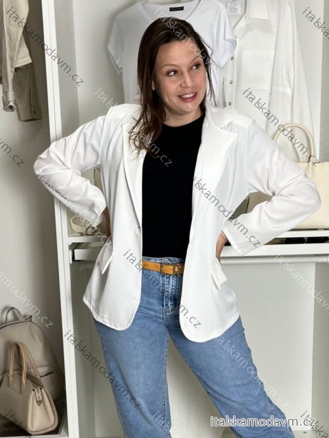 Sako dlouhý rukáv dámské LIVINA (S-XL) ITALSKÁ MÓDA IMPOZ2626104/DUR