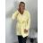 Kabátek slabý s páskem dlouhý rukáv dámský (S/M/L ONE SIZE) ITALSKÁ MÓDA IMPBN2691100/DUR S/M/L světle modrá