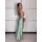 Šaty elegantní společenské dlouhé na ramínka dámské STELA (S/M ONE SIZE) ITALSKÁ MÓDA IM3260001