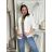 Sako elegantní 3/4 dlouhý rukáv dámské SIMONA (S/M/L ONE SIZE) ITALSKÁ MÓDA IMD26010/DUR S/M/L žlutá