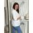 Sako elegantní 3/4 dlouhý rukáv dámské SIMONA (S/M/L ONE SIZE) ITALSKÁ MÓDA IMD26010/DUR S/M/L žlutá