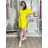 Šaty košilové letní puntíkaté 3/4 rukáv dámské (S/M/L/XL ONE SIZE) ITALSKÁ MÓDA IMM26M24081