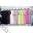 Šaty elegantní krátký rukáv s řasením dámské (S/M/L) italská moda IMWAX260001/DR S/M/L tmavě hnědá