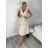 Šaty dlhé košeľové rukávu dámske (S/M/L ONE SIZE) TALIANSKA MÓDA IMM2612764/DUR S/M/L čierna