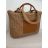 Kabelka boho letná dámska (46cm X 30cm) Versoli VER26PB-33/DUR ONE SIZE béžová