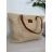 Kabelka boho letná dámska (49cm X 36cm) Versoli VER26-TOR-763/DUR ONE SIZE béžová