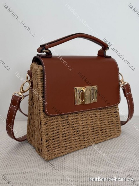 Kabelka malá boho letná dámska (19cm X 16cm) Versoli VER26T920/DUR ONE SIZE béžová