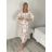 Šaty dlhé letní elegantní na ramínka dámske IRIS (S/M/L ONE SIZE) TALIANSKA MÓDA IMPKM2626098/DUR S/M/L biela