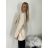 Sako dlhý rukáv dámske BIANCA (S/M/L ONE SIZE) TALIANSKA MÓDA IMPKM262202/DUR S/M/L béžová