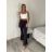 Nohavice dlhé dámske (S/M/L ONE SIZE) TALIANSKA MÓDA IMPBB260001/DUR S/M/L tmavo hnedá