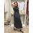 Šaty dlhé letné krátky rukáv dámske (VESNA S/M/L ONE SIZE) TALIANSKA MóDA IM3251111-5/DUR S/M/L čierna