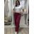 Kalhoty aladinky harémky dlouhé dámské (M/L ONE SIZE) ITALSKÁ MÓDA IMD22212/DUR černá