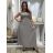 Šaty  letní bez rukávu dámské Bella (S/M/L ONE SIZE) ITALSKÁ MÓDA IMSM25BELLA/DR S/M/L mintová světlá