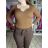 Tričko dlouhý rukáv dámské (S/M ONE SIZE) ITALSKÁ MÓDA IMPLI252410/DU S/M Černá
