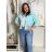 Bunda lehká oversize dlhý rukáv dámska RURU (S/M/L /XL ONE SIZE) TALIANSKA MÓDA IMWTM260004/DUR S/M/L žlutá