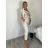 Sako elegantné 3/4 dlhý rukáv dámske Mirabel (S/M/L ONE SIZE) TALIANSKA MÓDA IMD26074/DUR bílá S/M/L