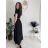 Šaty dlouhé letní s páskem krátký rukáv dámské KARLA (S/M/L ONE SIZE) ITALSKÁ MÓDA IM426000326/DUR S/M/L světle béžová