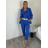Nohavice elegantní s opaskom dámske Kaya (S/M/L ONE SIZE) TALIANSKA MÓDA IMD26000457/DUR S/M/L tmavo hnedá