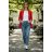 Sako elegantné 3/4 dlhý rukáv dámske Mirabel (S/M/L ONE SIZE) TALIANSKA MÓDA IMD26074/DUR bílá S/M/L