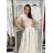 Tričko krátky rukáv dámske NELA (S/M/L ONE SIZE) TALIANSKA MÓDA IMD26037/DUR S/M/L stredne modrá