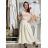 Tričko krátky rukáv dámske NELA (S/M/L ONE SIZE) TALIANSKA MÓDA IMD26037/DUR S/M/L stredne modrá
