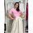 Tričko krátky rukáv dámske NELA (S/M/L ONE SIZE) TALIANSKA MÓDA IMD26037/DUR S/M/L stredne modrá