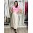 Tričko krátky rukáv dámske NELA (S/M/L ONE SIZE) TALIANSKA MÓDA IMD26037/DUR S/M/L stredne modrá