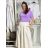 Tričko krátky rukáv dámske NELA (S/M/L ONE SIZE) TALIANSKA MÓDA IMD26037/DUR S/M/L stredne modrá