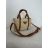 Kabelka boho letná dámska (24cm X 17cm) Versoli VER26DZR-07/DUR ONE SIZE béžová